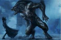 Uber Lycan concept art, by Patrick Tatopoulos.