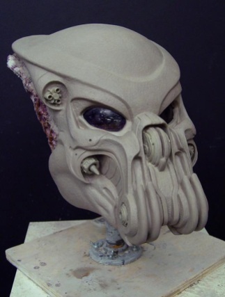 Celtic's mask sculpture, by Bruce Spaulding Fuller.