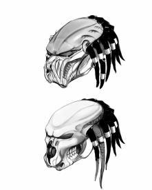 Carlos Huante's mask concepts.
