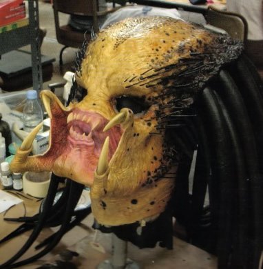 The Predator head.