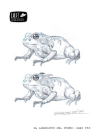 Concept art of the toad by Sergio Sandoval.